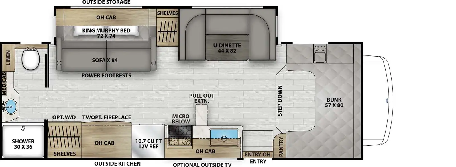 260MB - Ford F450 Floorplan Image